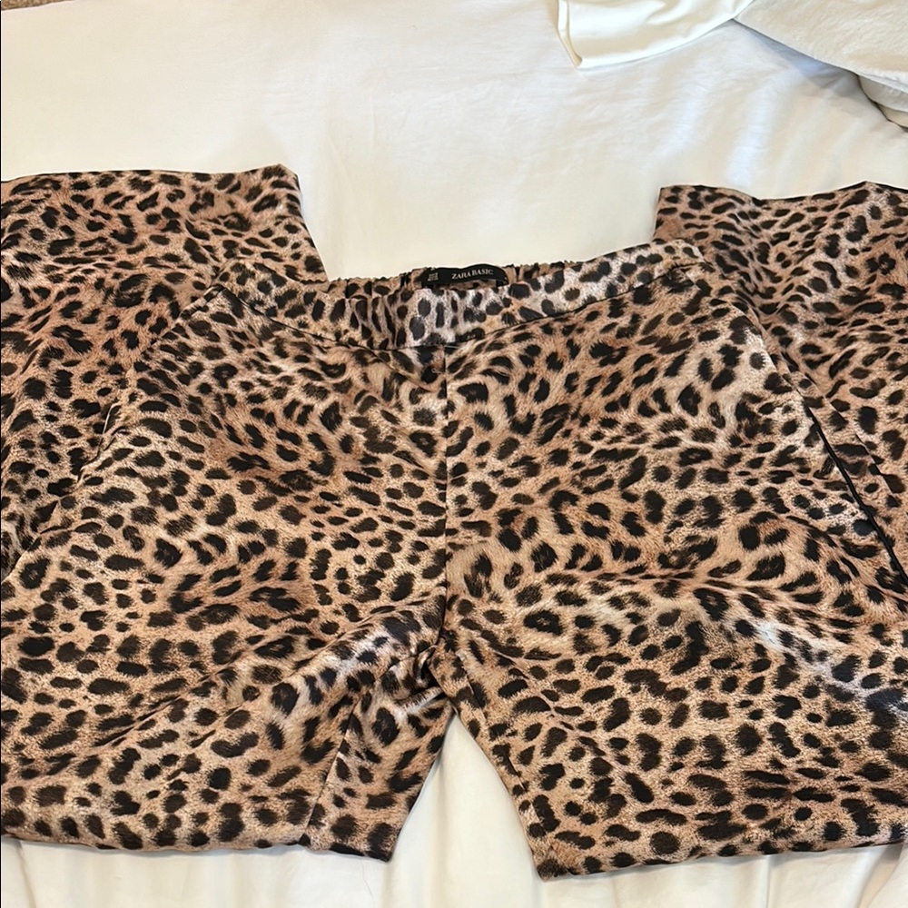 Zara Leopard Print pants